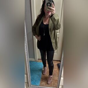 C. Luce Khaki Belted Woman’s Jacket